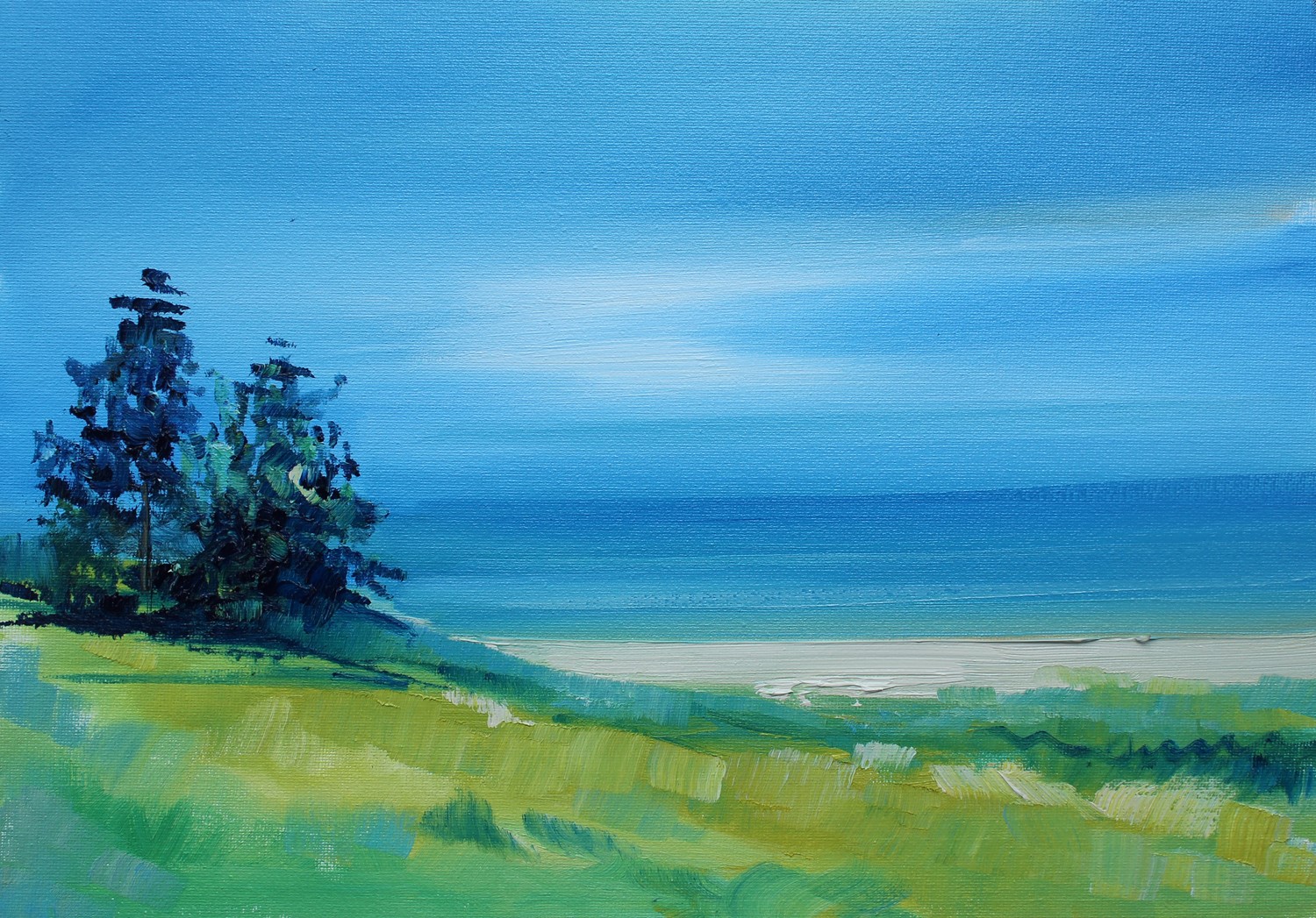 'Trees by the Loch' by artist Rosanne Barr